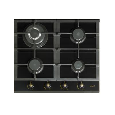 Placa De Gas Cata Rci 631 4 Fuegos 60cm 8100w Negro