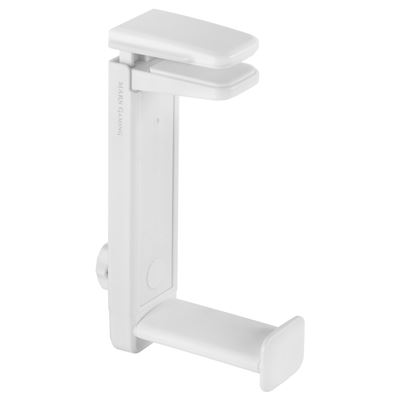Soporte Auriculares Mars Gaming Mhh2w, Gancho Y Stand, Altura Ajustable, Blanco