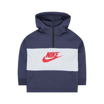 Sudadera Con Capucha Niño Nike 342s-u2y Azul Marino Gris Talla 4-5 Años