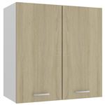 Armario colgante de cocina vidaXL aglomerado roble sonoma 60x31x60 cm