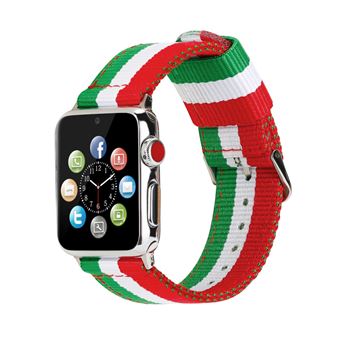 Pulsera De Nylon Para Apple Watch Con Los Colores De La Bandera De