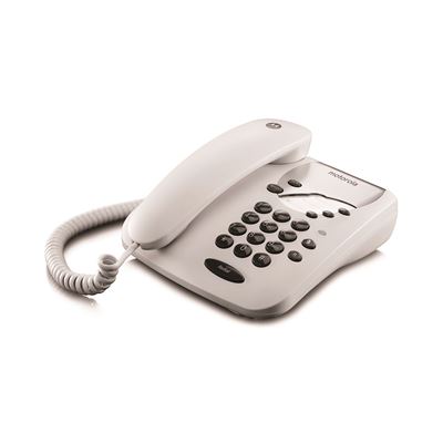 Teléfono Fijo Motorola Ct1 Blanco Con Marcación Directa