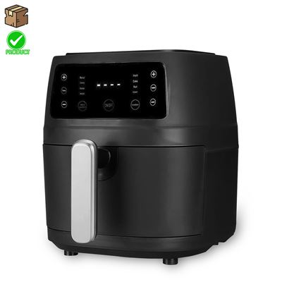 Freidora De Aire Dam 8l 1400w Panel Táctil Negro
