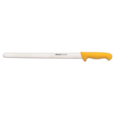Cuchillo De Fiambre Arcos Colour De Acero Inoxidable Y Mango Ergonómico - Amarillo