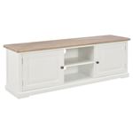 Mueble para el televisor vidaXL de madera blanco 120x30x40cm