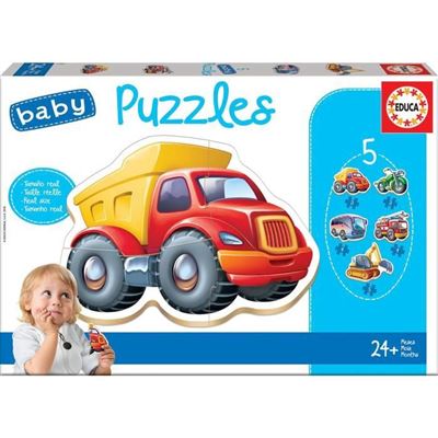 Vehiculos baby puzzles