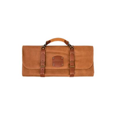 Bolsa Cuchillos 10 Pzas Arcos Cuero Largo 42cm