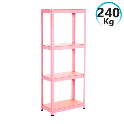 Estantería Rosa Con 4 baldas ajustables 148x60x30cm 240kg rdm modular uso multiusos dimensiones