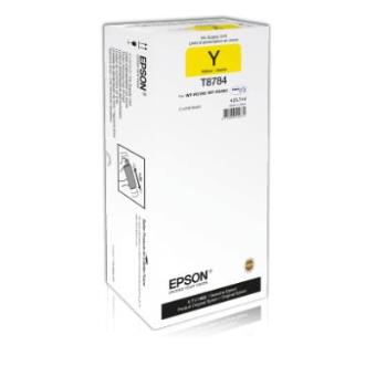 Epson T8784 - Cartucho de tinta para impresoras (Amarillo, WorkForce Pro WF-R5xxx, Caja) - 1