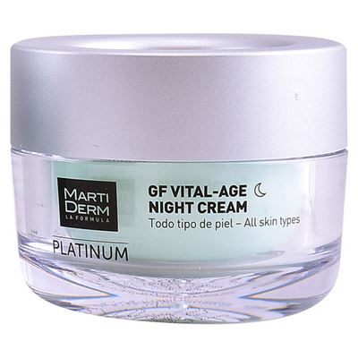 Crema Facial De Noche Martiderm Platinum Gf Vital Age 50ml