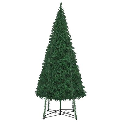 Árbol de Navidad artificial con soporte vidaXL verde 500 cm