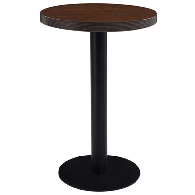 Vidaxl Marrón/Oscuro Mesa De Bistró Mdf 50 Cm