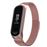 Pulsera Milanese Loop Cierre Magnético Xiaomi Mi Band 3 /4 Rosa Rose_0
