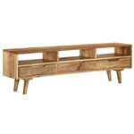 Mueble para TV vidaXL de madera de mango maciza 140x30x41cm