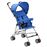 Sillita vidaXL de paseo para bebé azul acero_0