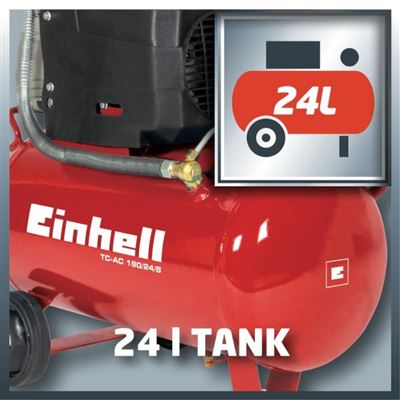 Compresor de aire Einhell, 24 L TC-AC 190/24/8 de - Herramientas varias -  Los mejores precios
