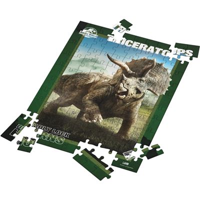 Puzzle 3d Triceratops Jurassic World + Lámina Lenticular