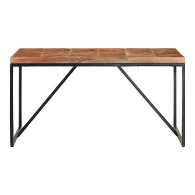 Vidaxl Mesa De Comedor De Madera Maciza De Mango Y Acacia 140X70x76cm