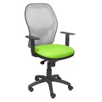 Silla de oficina ergonómica Piqueras y Crespo Modelo Jorquera tejido Bali pistacho 3