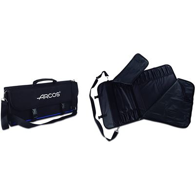 Bolsa Cuchillos 17 Pzas Arcos Negro 520x920mm