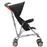 Sillita vidaXL de paseo para bebé negra acero_3