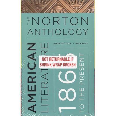 W W Norton & Co Ltd Norton Anthology American Literature 2 (C-D-E)