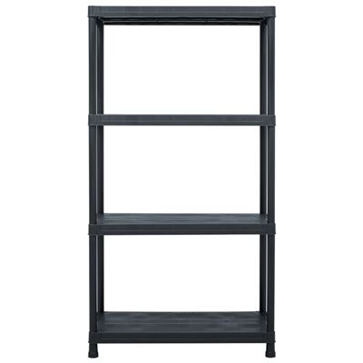 Estantería vidaXL de plástico 100 kg 60x30x138 cm negro, Estanterías, Los  mejores precios