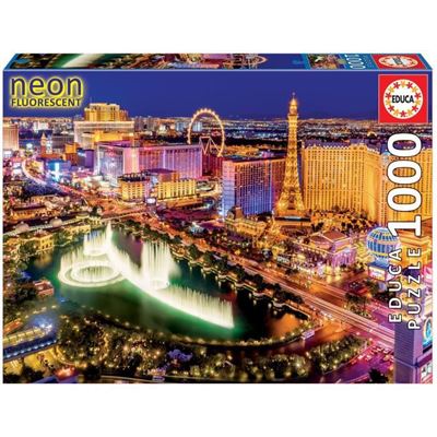 Educa Puzzle Las vegas neon 1000