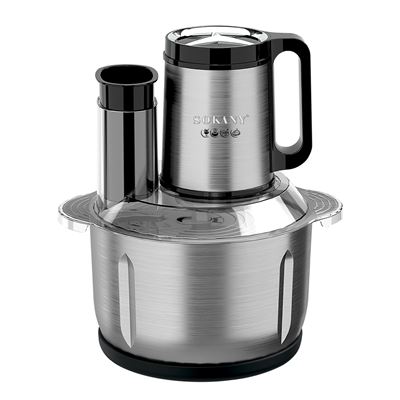 Robot De Cocina Dam Procesador De Alimentos 6 En 1 Motor De Cobre De 1000w Con 3 Velocidades 5l De Capacidad Plata