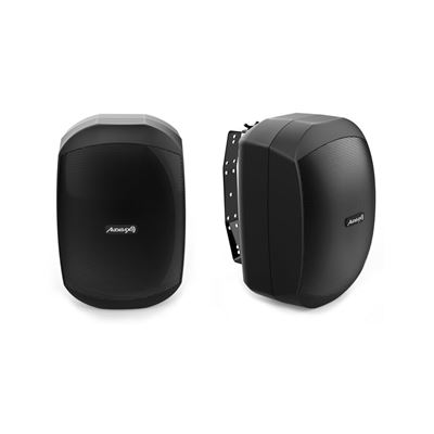 Pareja De Altavoces Pasivos Pared Audibax Ovo 4 Black 4 Pulgadas 100v / 8 Ohm Ip65