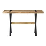 Mesa de comedor madera de mango vidaXL rugosa 120x60x76cm