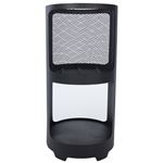 Brasero Buffalo de acero RedFire negro mate 44x90 cm