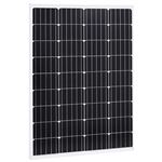 Panel solar de aluminio y vidrio de seguridad vidaXL