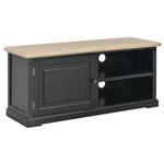 Mueble para el televisor vidaXL de madera negro 90x30x40cm