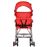 Sillita vidaXL de paseo para bebé roja acero_3