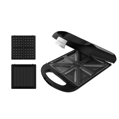 Sandwichera Cecotec Rock'ntoast Family 3in1 1500w Plata