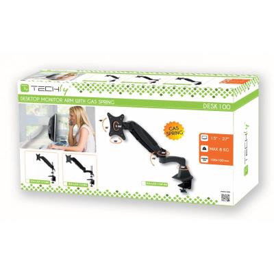 Techly Ica-lcd 111-bk - Soporte De Mesa Para Pantalla Plana