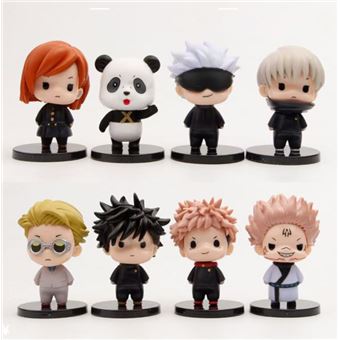 Set de 8 piezas Figura Jujutsu Kaisen 10cm - 1