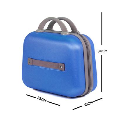 Neceser Rígido De Lunares Grande Para Viaje, Maleta De Aseo. - Venca -  MKP000047003