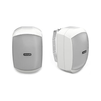 Pareja De Altavoces Pasivos Pared Audibax Ovo 4 White 4 Pulgadas 100v / 8 Ohm Ip65