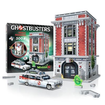 Puzzle 3d Estación De Bomberos Cuartel De Los Cazafantasmas 500 Piezas