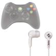 Auriculares Intrauditivos Para XBOX 360 - Blanco - Conexión MiniJack Por DURAGADGET