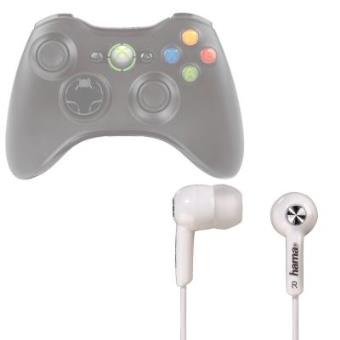 Auriculares Intrauditivos Para XBOX 360 - Blanco - Conexión MiniJack Por DURAGADGET