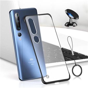 Kit Soporte Magnético Coche + Funda Invisible Bumper Xiaomi Mi 10 5G - 1