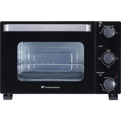 Mini Horno Eléctrico Continental Edison Cemf22b 22l Negro 1300w