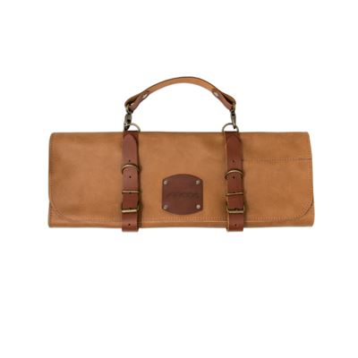 Bolsa Cuchillos 5 Pzas Arcos Cuero 42 Cm Largo