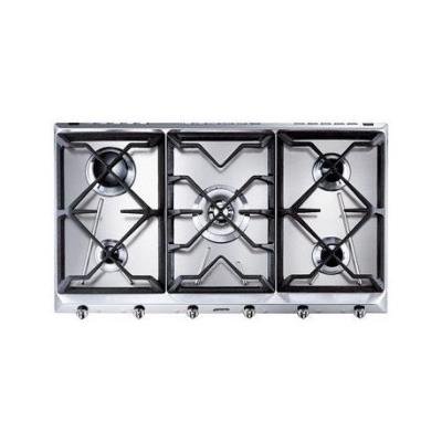 Placa De Gas Smeg Srv596gh5 Hobs 5 Fuegos 90cm Inox