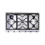 Placa de gas Smeg SRV596GH5 hobs 5 Fuegos 90cm Inox