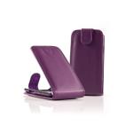 Ozzzo Funda Cáscara Caso Estuche de Cuero Violeta Para Samsung I9250 Galaxy Nexus Prime