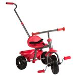 Triciclo infantil con mango extensible y cesta trasera - CBtoys